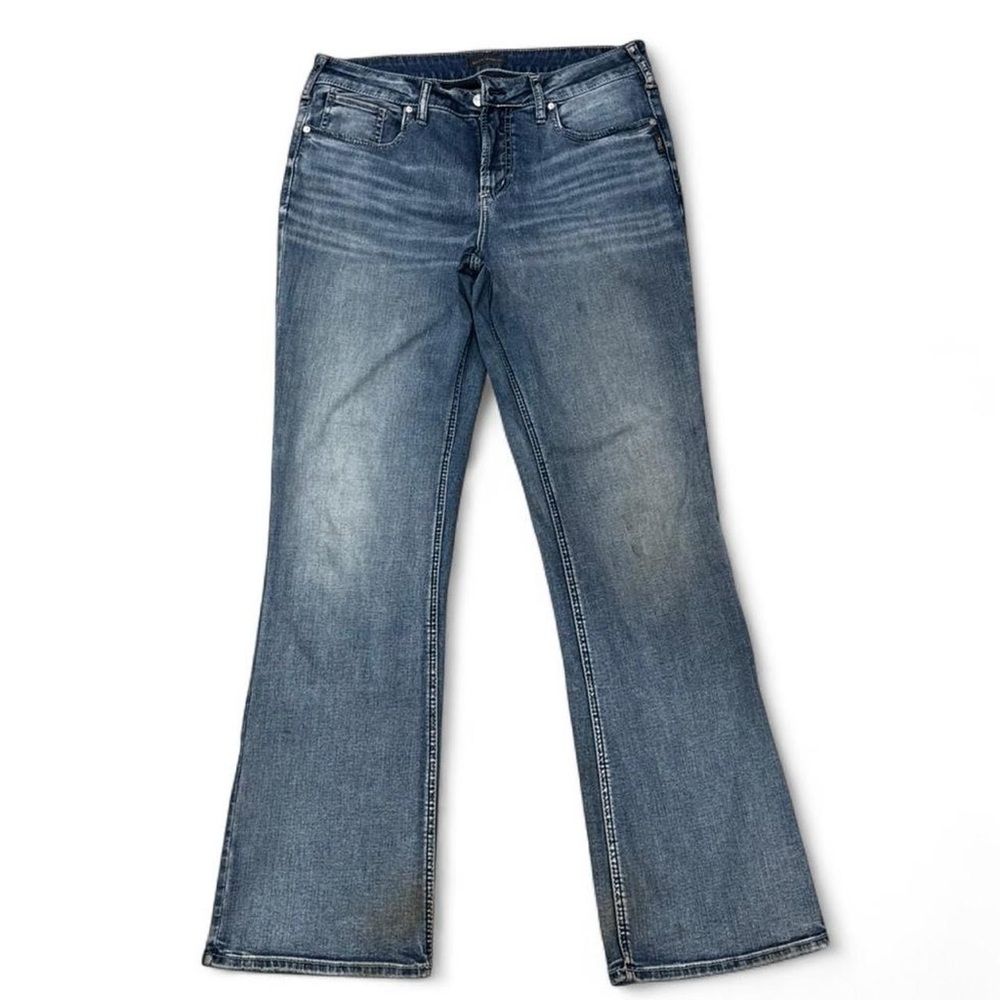 Silver Jeans Women's Wide Leg Denim in Classic Blue